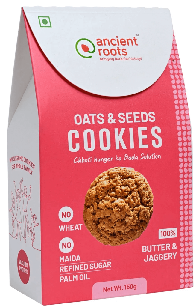 Ancient Roots Healthy Oats And Seeds Cookies Powstik